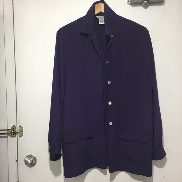 VINTAGE THE WORK CONNECTION TALL SILK BLAZERS SIZE 6 - Picture 2 of 5